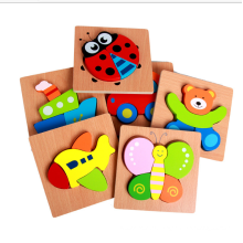 Toys Cube Puzzle Baby Wooden Animal Puzzle